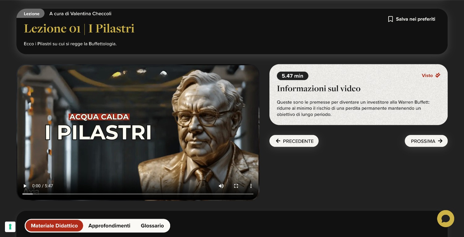 Buffettologi 2 Buffettologi: e-commerce piattaforma di corsi online singola lezione | sito web corsi online
